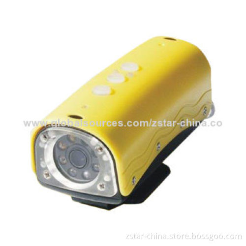 720P Waterproof Sports Camera with Night Version, 5.0MP CMOS Sensor Effective Pixels